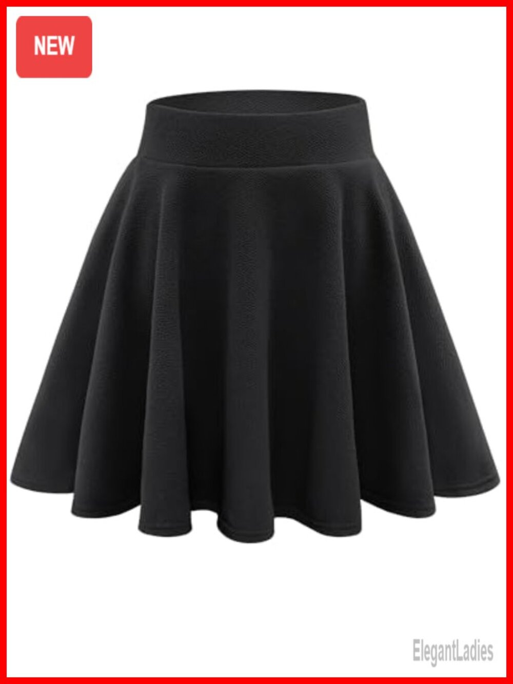 Women's Flared A-Line Skort High-Waisted Mini Skirt with Shorts